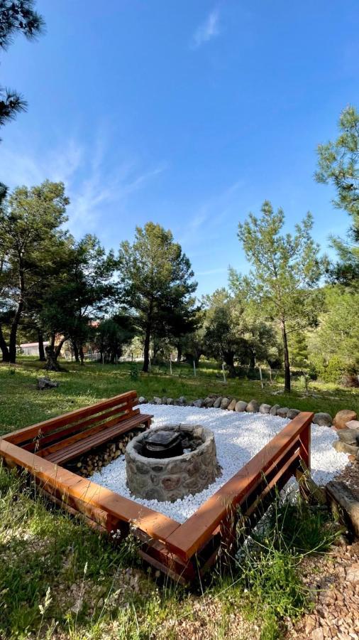 Panurlawoodenhouse Oezel Havuz& Sauna Mavi Exteriér fotografie