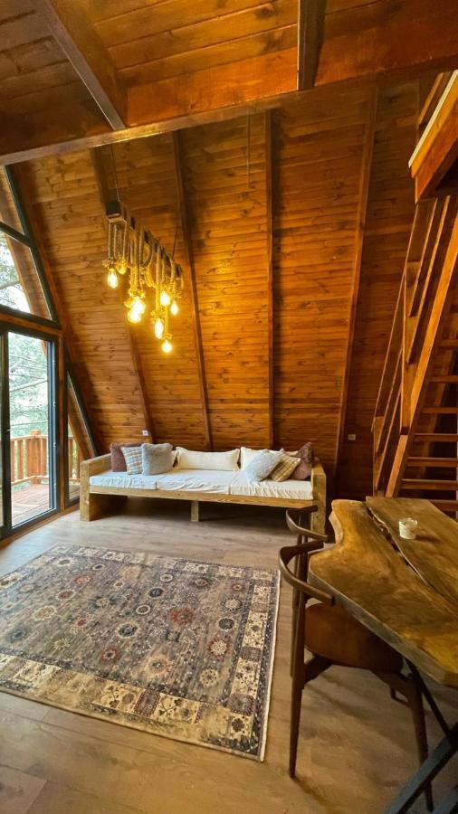 Panurlawoodenhouse Oezel Havuz& Sauna Mavi Exteriér fotografie