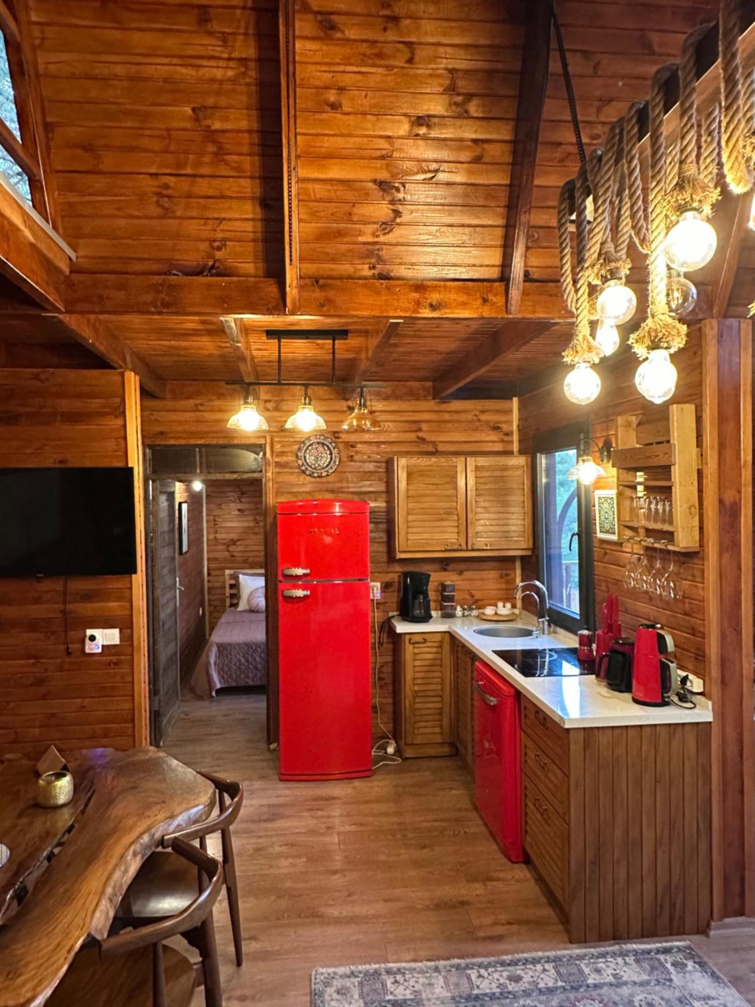 Panurlawoodenhouse Oezel Havuz& Sauna Mavi Exteriér fotografie